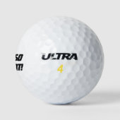 motivierend 70. Geburtstag Golfball (Logo)