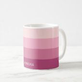 Motivierend Abweichung mit Individuelle Name Kaffeetasse (VorderseiteRechts)