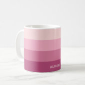 Motivierend Abweichung mit Individuelle Name Kaffeetasse (Vorderseite Links)