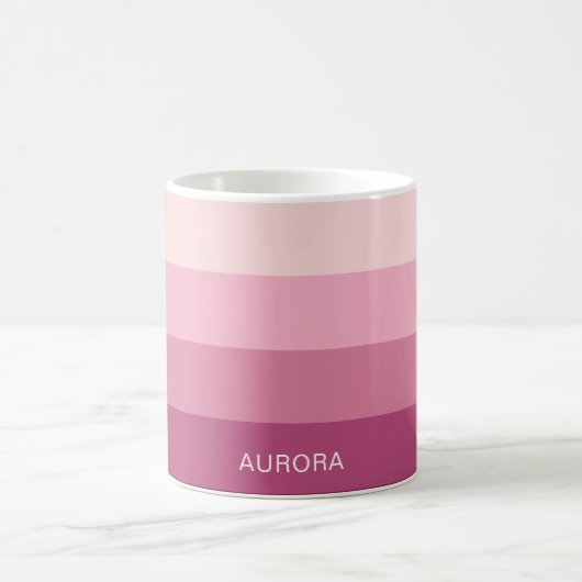 Motivierend Abweichung mit Individuelle Name Kaffeetasse (Mittel)