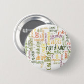 Motivierend Abzeichen/Knopf der Wörter #2 Button (Vorne & Hinten)