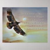 Motivierend Adler mit Inspiration Poster (Vorne)