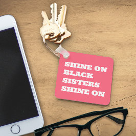 Motivierend afrikanischer (schwarzer) Schlüsselanh Schlüsselanhänger