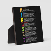 Motivierend Akronym für den Erfolg Fotoplatte (Vorderseite)