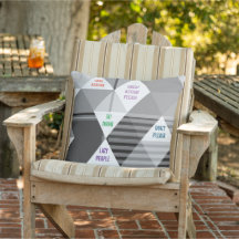 Motivierend Aktion Pillow mit Aussagen