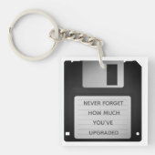 Motivierend aktualisiertes Angebot für Retro-Diske Schlüsselanhänger (Vorderseite)