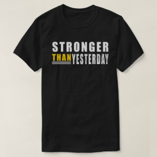 Motivierend als gestern Zitat T-Shirt