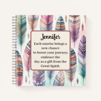 Motivierend amerikanisches SpiralNotebook Notizblock