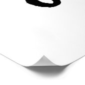 Motivierend Anführungsbürste nur für gute Visionen Poster (Ecke)