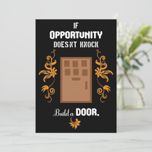 Motivierend Anführungszeichen Feiertagskarte (Stehend Vorderseite)