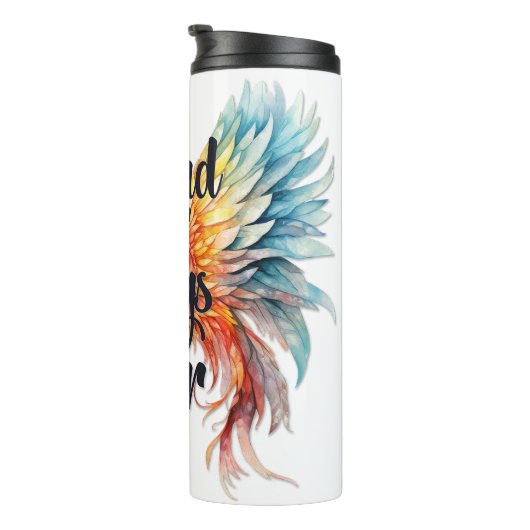 Motivierend Anführungszeichen für die inspirierend Thermosbecher (Nach rechts gedreht)