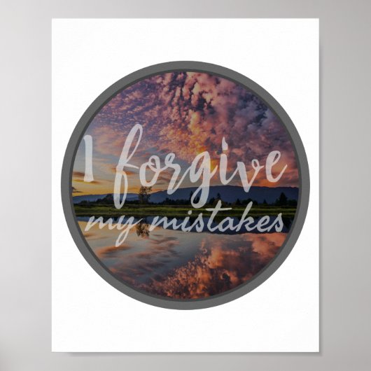 motivierend Anführungszeichen für die Selbstannahm Poster (Vorne)