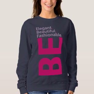 Motivierend Anführungszeichen für Elegante Texte Sweatshirt