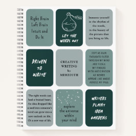 Motivierend Anführungszeichen für Personalisierte  Notizblock