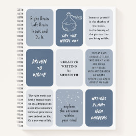 Motivierend Anführungszeichen für Personalisierte  Notizblock