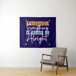 Motivierend Anführungszeichen für tägliche Inspira Wandteppich