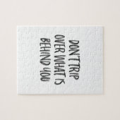 Motivierend Anführungszeichen mit Handschrift Puzzle (Horizontal)