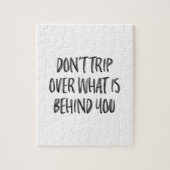 Motivierend Anführungszeichen mit Handschrift Puzzle (Vertikal)