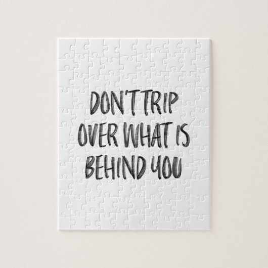 Motivierend Anführungszeichen mit Handschrift Puzzle (Vertikal)