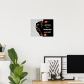 Motivierend Anführungszeichen Poster (Heimbüro)