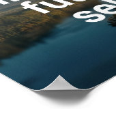 Motivierend Anführungszeichen Poster (Ecke)