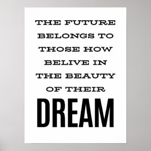 Motivierend Anführungszeichen Poster