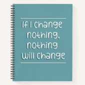 Motivierend Angebot | Aquamarines Notebook Notizblock (Vorderseite)