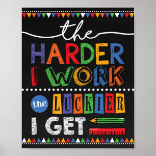 Motivierend Angebot Dekorationskurs Lehrergeschenk Poster
