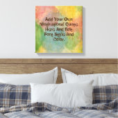 Motivierend Angebot erstellen Leinwanddruck (Insitu (Schlafzimmer))