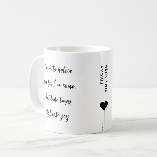 Motivierend Angebot Freitag Kaffeetasse (Vorderseite Links)