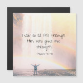 Motivierend Angebot für Bibelversen Magnetkarte (Vorne/Hinten)