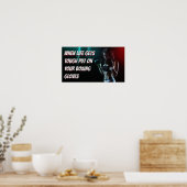 Motivierend Angebot für das Boxing von Girl Workou Poster (Küche)