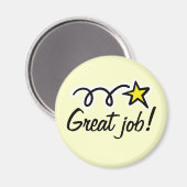 Motivierend Angebot für den Dank an die Mitarbeite Magnet (Vorderseite/Rückseite)