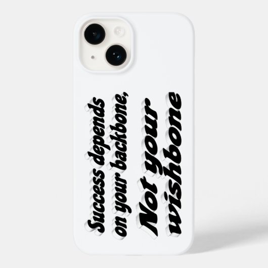 Motivierend Angebot für den Erfolg Case-Mate iPhone Hülle (Rückseite)