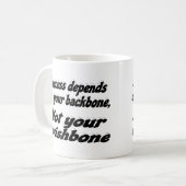 Motivierend Angebot für den Erfolg Kaffeetasse (Vorderseite Links)