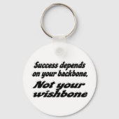 Motivierend Angebot für den Erfolg Schlüsselanhänger (Rückseite)