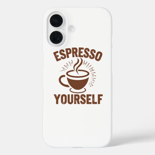 Motivierend Angebot für den Retro-Kaffee Case-Mate iPhone Hülle (Rückseite)