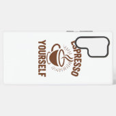 Motivierend Angebot für den Retro-Kaffee Samsung Galaxy Hülle (Rückseite (Horizontal))