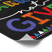 Motivierend Angebot für Lehrer Poster (Ecke)