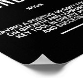 Motivierend Angebot für Mindset Poster (Ecke)