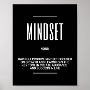 Motivierend Angebot für Mindset Poster