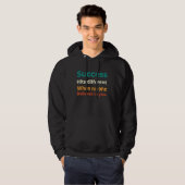 motivierend Angebot für Retro Success Hoodie (Vorne ganz)