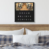 motivierend Angebot für Tigeraugen Leinwanddruck (Insitu (Schlafzimmer))