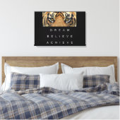 motivierend Angebot für Tigeraugen Leinwanddruck (Insitu (Schlafzimmer))