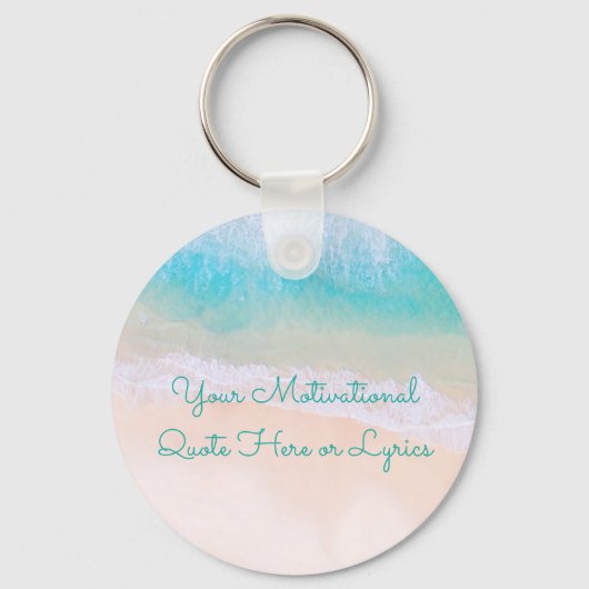 Motivierend Angebot für Wave, Sand, Strand Schlüsselanhänger (Vorderseite)