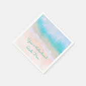 Motivierend Angebot für Wave, Sand, Strand Serviette (Ecke)