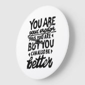 Motivierend Angebot Große Wanduhr (Winkel)