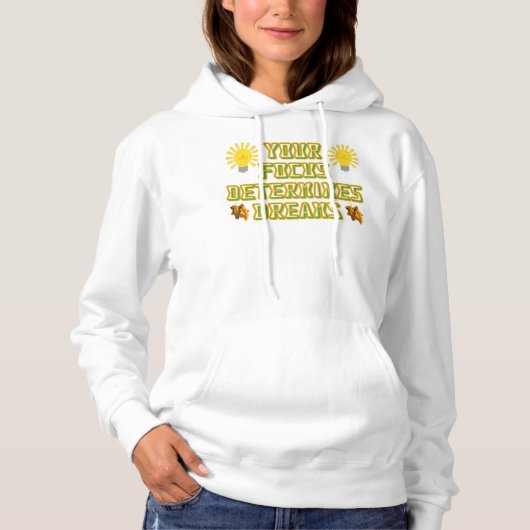 motivierend Angebot Hoodie (Vorderseite)