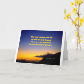 Motivierend Angebot Karte (Gelbe Blume)