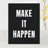 Motivierend Angebot Karte (Gelbe Blume)